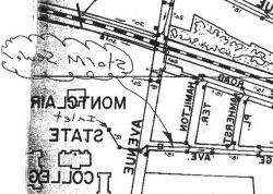 A portion of the old campus stormwater map