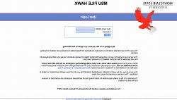 MSU FileHawk login page