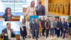 collage of photos from the USGBC NJ ceremony